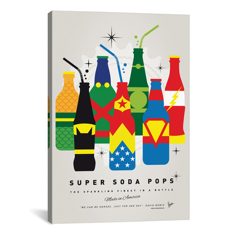 Super Soda Pops XXVI (26"W x 18"H x 0.75"D)