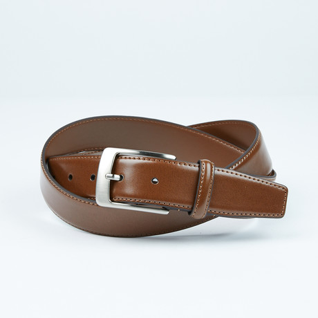 Dressy Leather Belt // Tan (32)