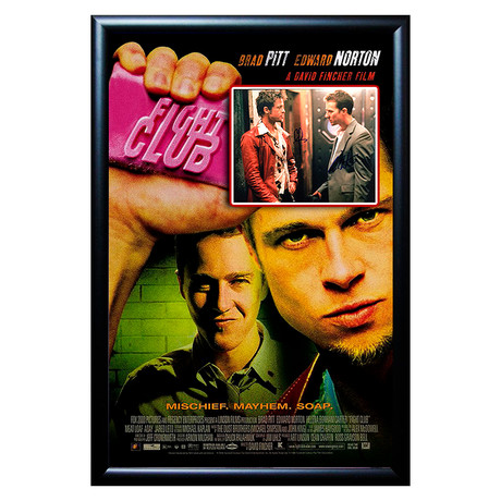 Signed Movie Poster // Fight Club