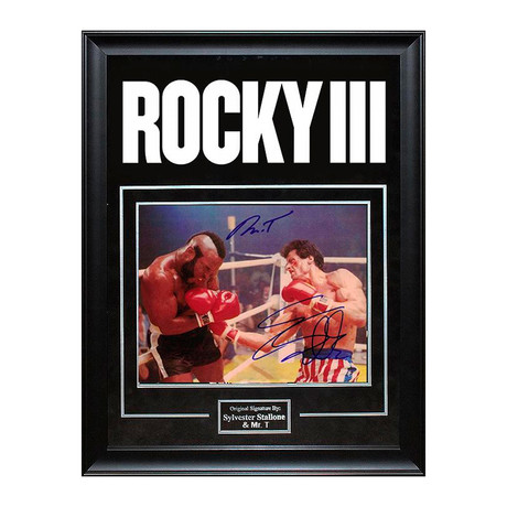 Framed + Signed Photo Series // Rocky III