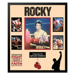 Framed Autographed Collage // Rocky