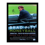 Framed + Signed Moneyball Movie Poster // Brad Pitt