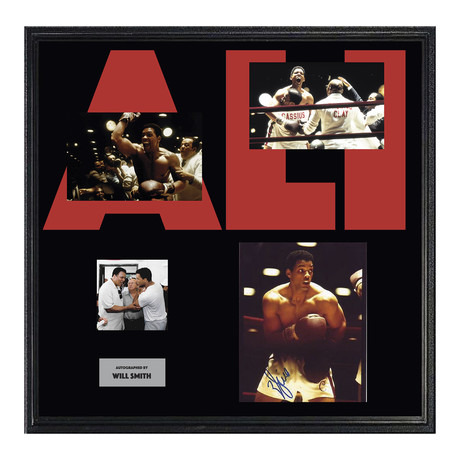 Framed + Signed Ali Photo Collage // Will Smith