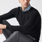 Ribbed Tricot // Black (L)