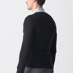 Ribbed Tricot // Black (L)