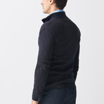 Tricot Cardigan // Dark Blue (L)