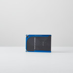 DM1: 4-Card Aluminum Wallet // Blue