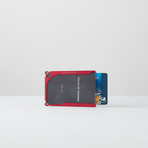 DM1: 12-Card Aluminum Wallet // Red
