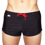 Umbria Swim Shorts // Black (XL)