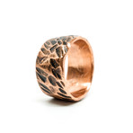 Hammered Coin Ring // Copper (Size 8)