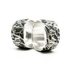 Hammered Coin Ring // Silver (Size 8)