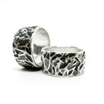 Hammered Coin Ring // Silver (Size 8)