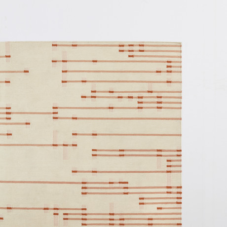 Falling Line Rug // Doe // Small