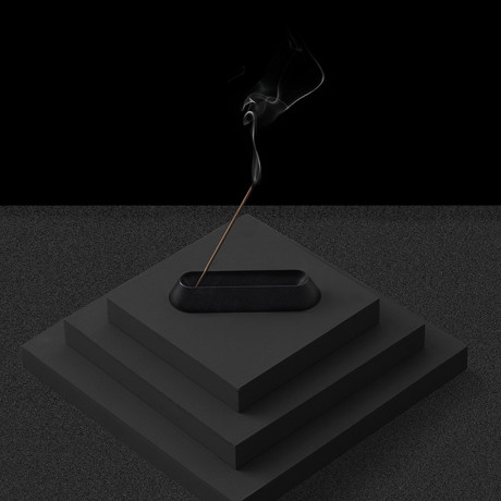 Gully Incense Holder (Natural Aluminum)