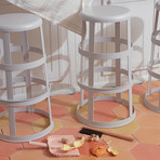 6063 Bar Stool (Red)