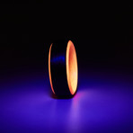 Carbon Fiber Glow Ring // Black + Red (6)