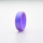 Texalium Glow Ring // Silver + Purple (8.5)