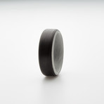 Carbon Fiber Glow Ring // Black + Grey + Purple (6)