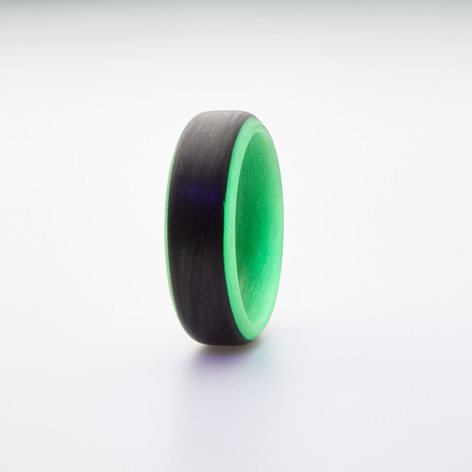 Core Carbon Rings Glowing Carbon Fiber Rings Touch of Modern