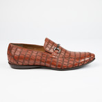 Horsebit Buckle Leather Loafer // Tan (US: 8.5)