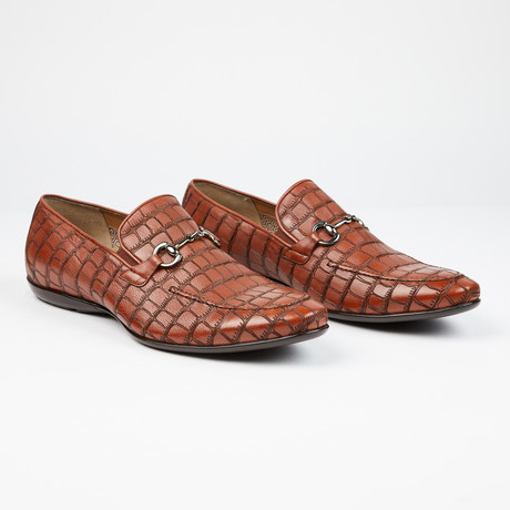 Horsebit Buckle Leather Loafer // Tan (US: 7)
