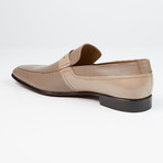 Perforated Leather Loafer // Taupe (US: 9)