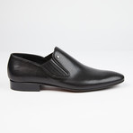 Perforated Leather Loafer // Black (US: 8)