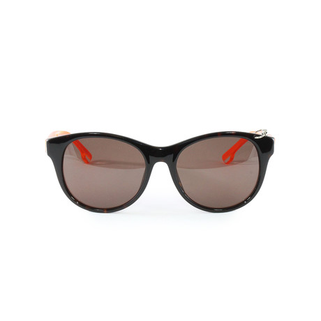 Women's DL0049-52J Sunglasses // Dark Tortoise + Orange