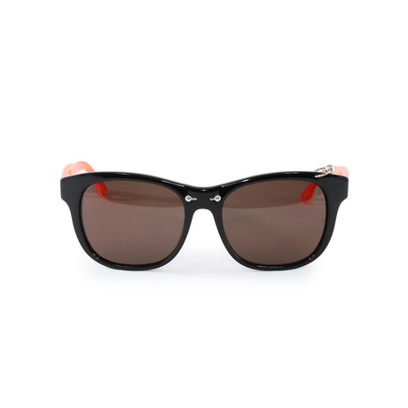 Women's DL0048-52J Sunglasses // Dark Totorise + Orange