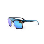 Salazer Sunglasses // Black + Blue