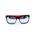 Men's FF0003-92C Sunglasses // Blue + Red + Crystal