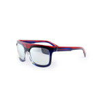 Men's FF0003-92C Sunglasses // Blue + Red + Crystal