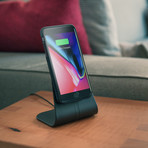 Magnetic Wireless Charging Stand + Card // Black