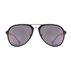 Prada Plastic Sport Unisex Sunglasses // Gray Rubber