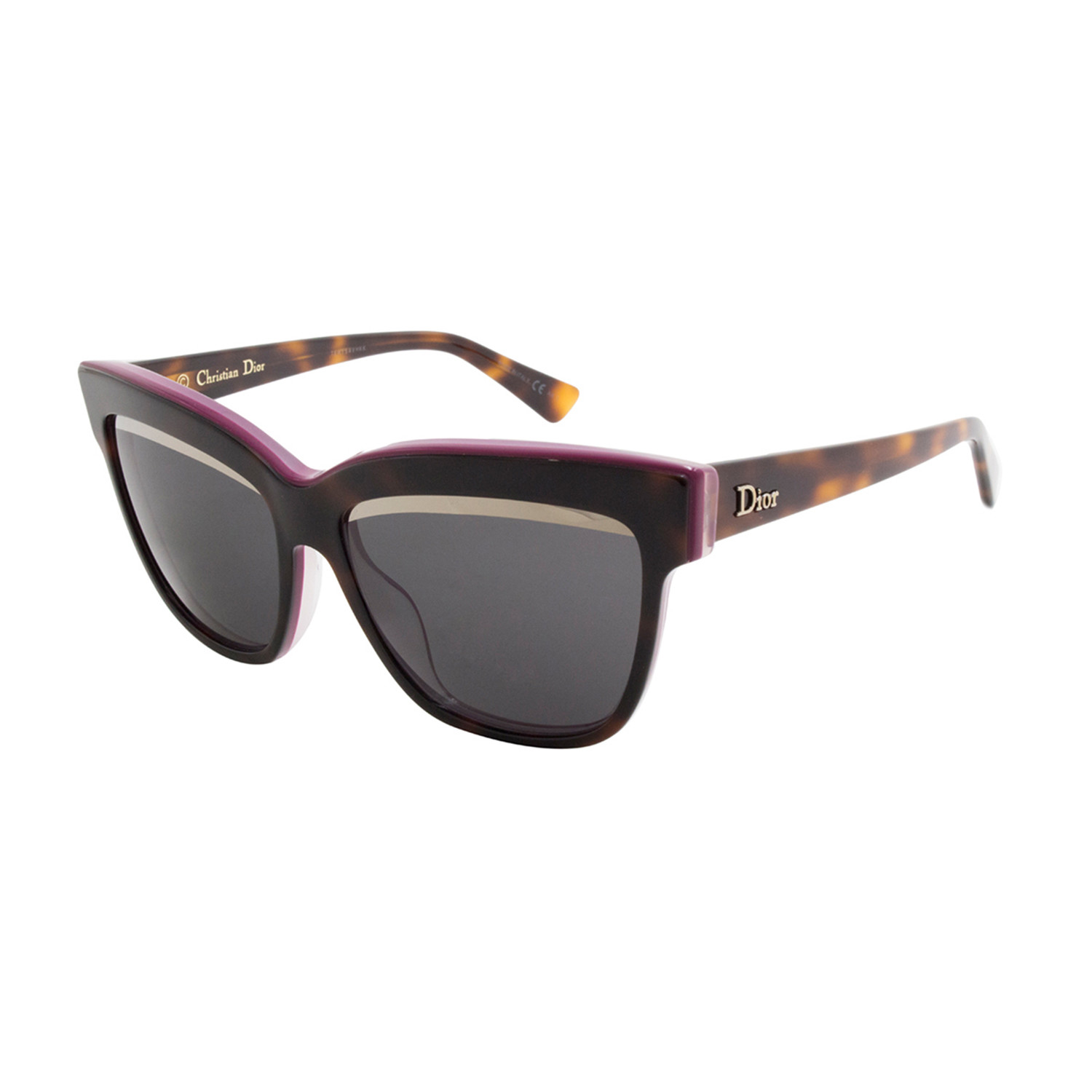 Dior Women S Graphic Sunglasses Havana Pink Christian Dior Touch Of Modern