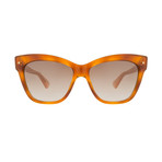 Dior // Women's Jupon Sunglasses // Light Havana
