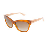Dior // Women's Jupon Sunglasses // Light Havana