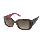 Dior // Women's LadyLady2 Sunglasses // Havana + Red