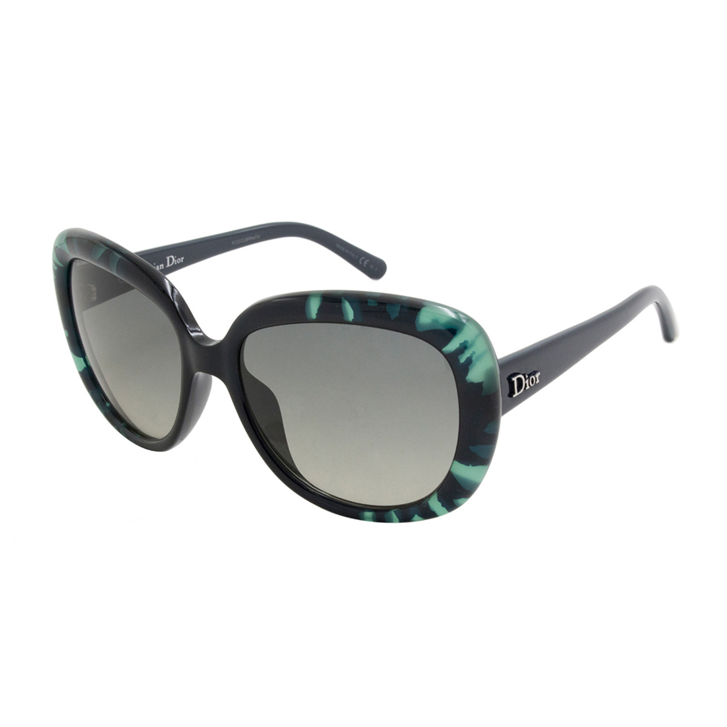 Dior // Women's Tie Dye Sunglasses // Black + Green - Christian Dior ...