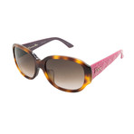 Dior // Women's Lady In Dior 2F Sunglasses // Brown + Pink