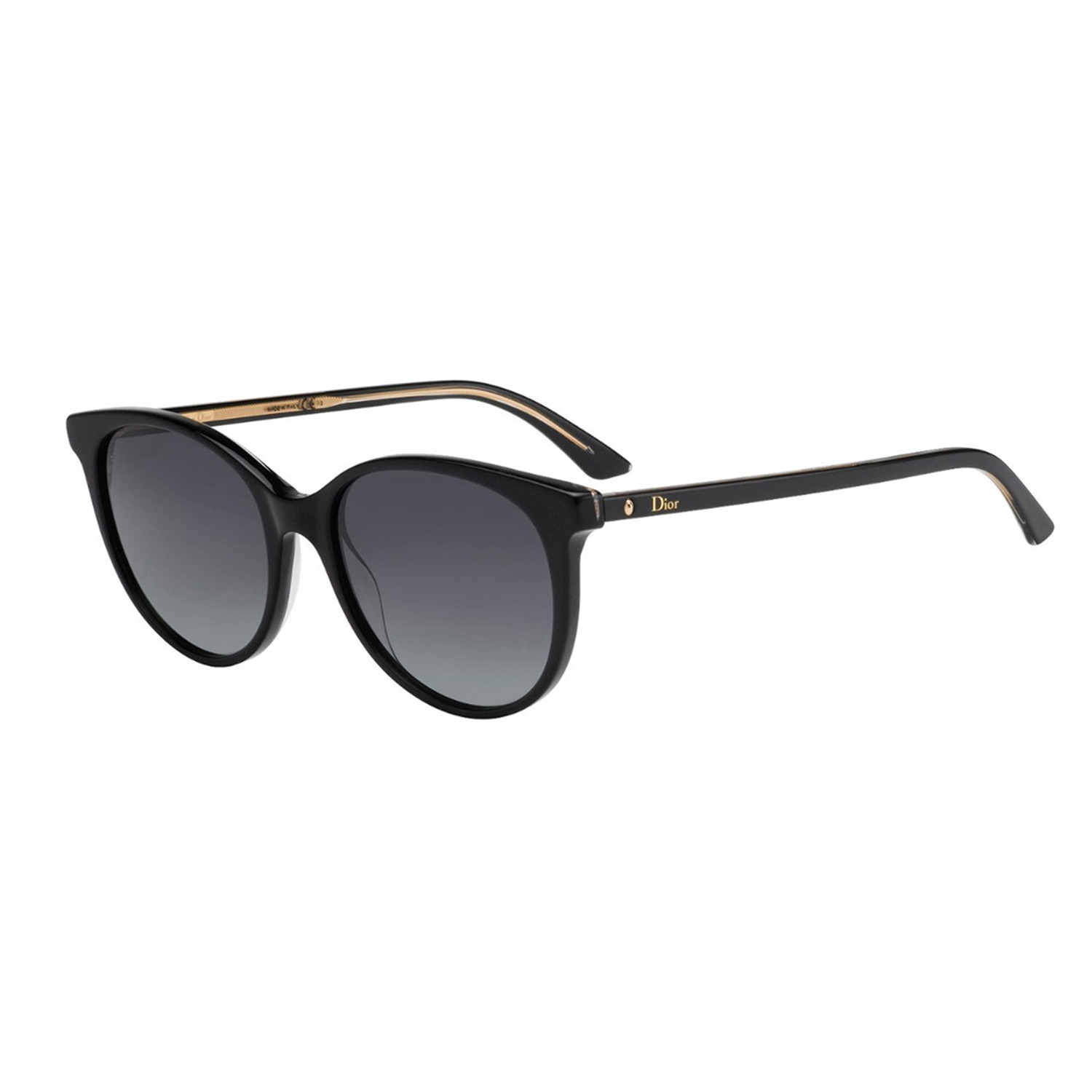 Christian Dior Women's Montaigne16 Sunglasses // Black - Designer ...