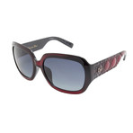 Christian Dior Women's My Dior2Fn Sunglasses // Red + Black