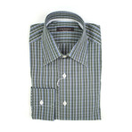 Canali // Plaid Regular Fit Shirt // Green (L)