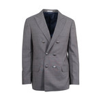 Wool Double Breasted Sport Coat II // Gray (Euro: 50)
