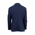 Cashmere-Silk DB Sport Coat // Blue (Euro: 44)