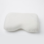 Ergonomic Neck Support Memory Foam Pillow + Travel Towel