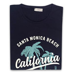 Santa Monica Slim Fit T-Shirt // Navy Blue (M)