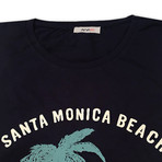 Santa Monica Slim Fit T-Shirt // Navy Blue (L)