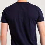 Santa Monica Slim Fit T-Shirt // Navy Blue (L)
