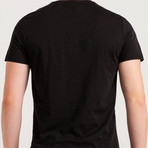 Life Is Everyday Slim Fit T-Shirt // Black (XL)